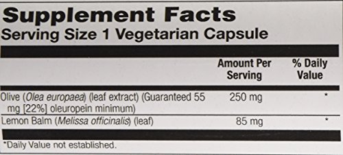 SOLARAY Olive Leaf Extract Supplement | 120 Count
