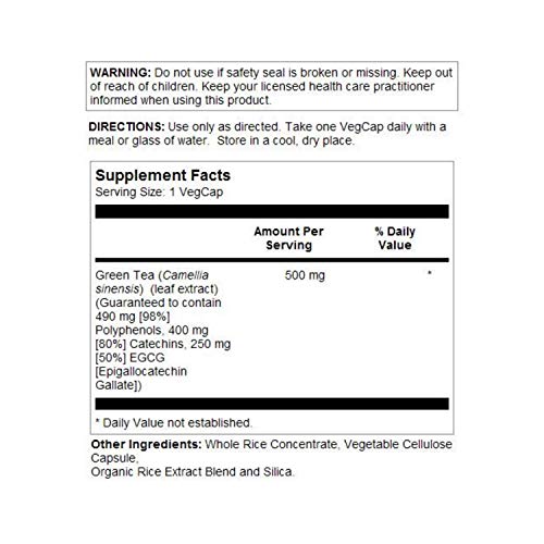 SOLARAY Green Tea Leaf Extract Double Strength 30ct