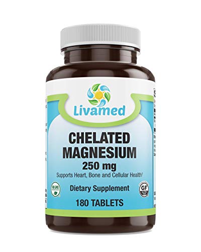 Livamed - Chelated Magnesium 250mg: 180 Tabs