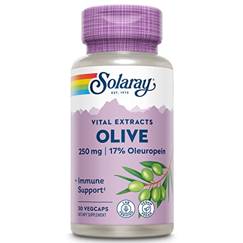 SOLARAY Olive Leaf Extract Veg Capsules 30ct 250mg