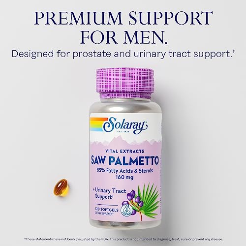 SOLARAY Saw Palmetto Extract for Prostate and Urinary Health