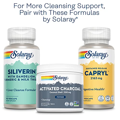 SOLARAY Yeast Cleanse Caps with Natural Ingredients, 60-Count