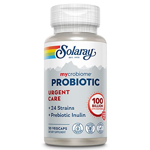 SOLARAY Mycrobiome Probiotic Urgent Care | Digestive & Immune Support
