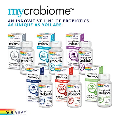 SOLARAY Mycrobiome Probiotic Urgent Care | Digestive & Immune Support
