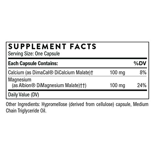 Thorne Calcium-Magnesium Malate - Bone Health & Muscle Fatigue Support