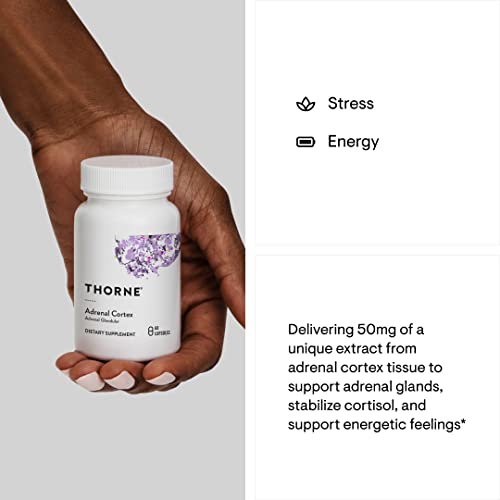 Thorne Adrenal Cortex - Cortisol Management Support - 60 Capsules