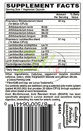 Multi-Probiotic: 20 Billion CFU, Sustained Release, Digestive Support