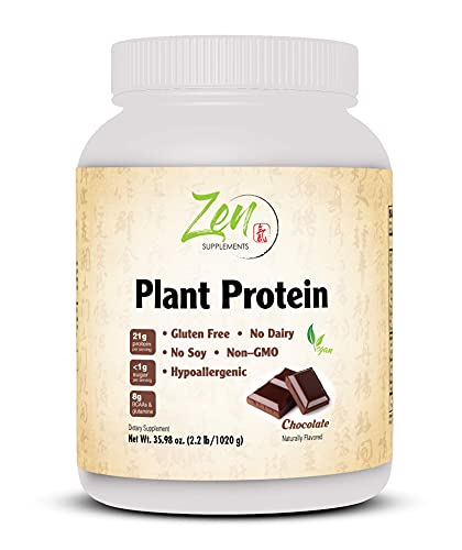 Zen Plant Protein: Chocolate - 23g Protein, Vegan