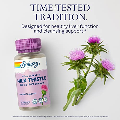 Organic Milk Thistle Extract for Healthy Liver Support