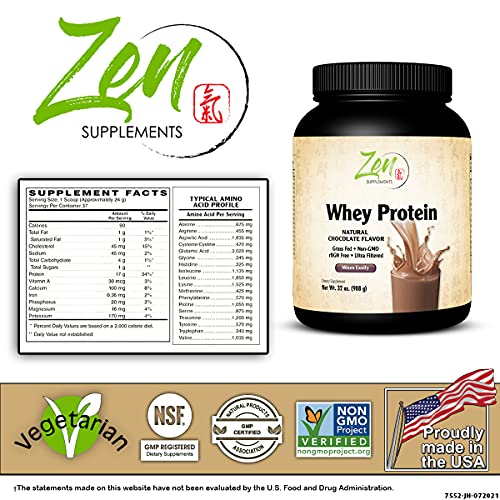 Organic Grass Fed Whey Protein - Keto Chocolate (32oz)