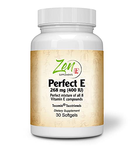 Zen Full Spectrum Perfect-E - Complete E Vitamin - 30 Softgels