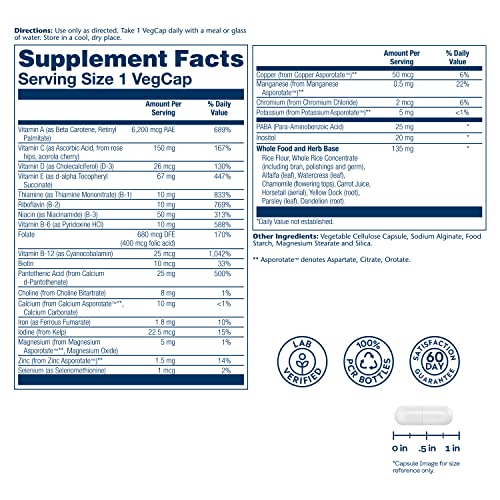 Solaray Once Daily Multivitamin for Energy & Immune Support