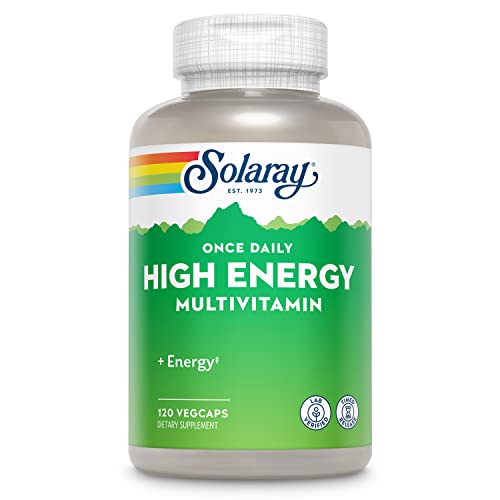 SOLARAY High Energy Multivitamin | Daily Time-Release Formula