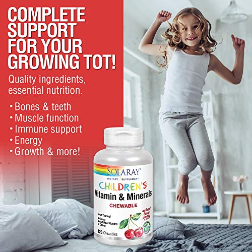 Solaray Children's Complete Multivitamin (Black Cherry Flavor)
