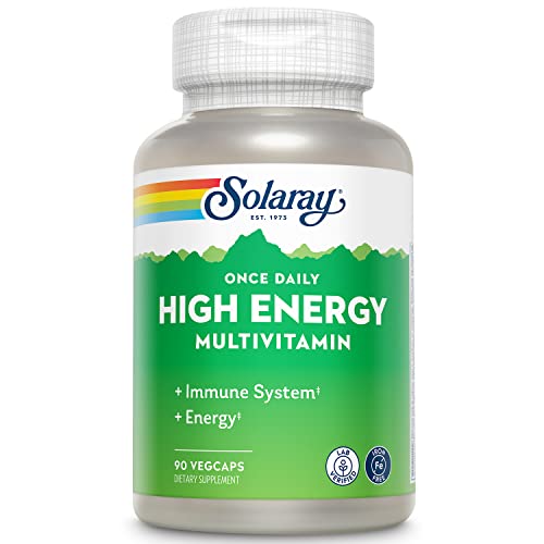SOLARAY High Energy Multivitamin + Immune Support (90 VegCaps)
