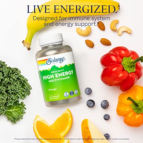 SOLARAY High Energy Multivitamin, 1/Day Timed-Release Formula