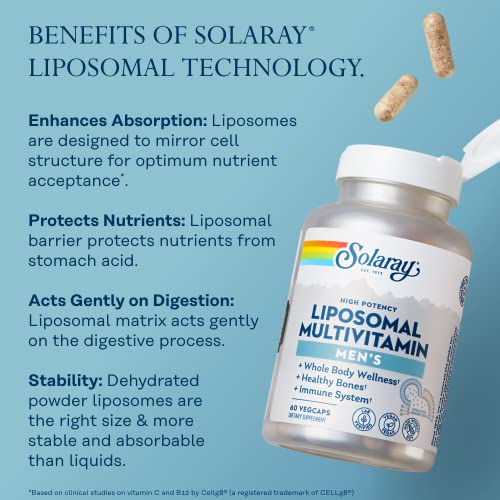 Energy-boosting men's multivitamin with enhanced absorption, 120 VegCaps