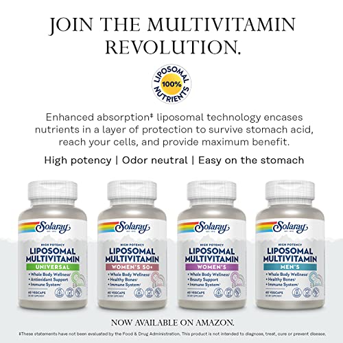 SOLARAY High Energy Multivitamin + Immune Support (90 VegCaps)