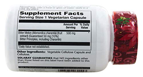 Solaray Bitter Melon Extract 500 mg - 30 Capsules