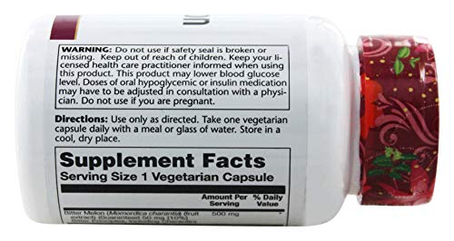 Solaray Bitter Melon Extract 500 mg - 30 Capsules