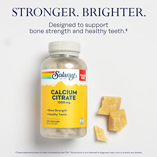 Solaray Calcium Citrate Complex - 1000mg - 275ct