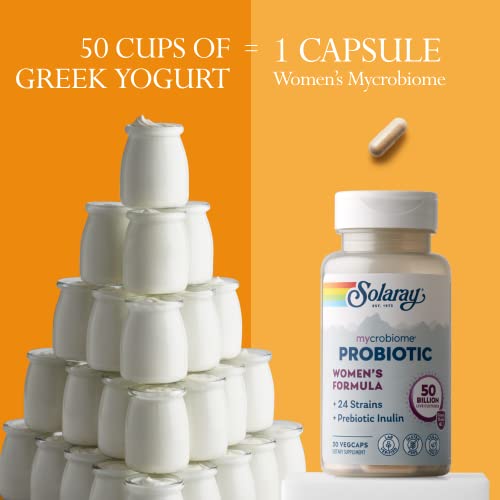 SOLARAY Women's Probiotic with 24 Strains, 50B CFU