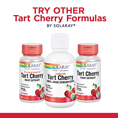 Solaray Tart Cherry & Celery Seed | Uric Acid, Joint & Muscle Support | 60 VegCaps