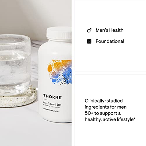 Thorne Men's Multi 50+ - Essential Nutrients for Active Men