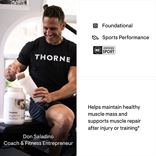 Thorne Chocolate Protein Isolate - 21g NSF Sports Certified