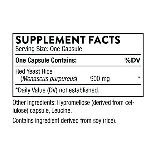 Thorne Choleast-900: Red Yeast Rice Extract for Healthy Cholesterol