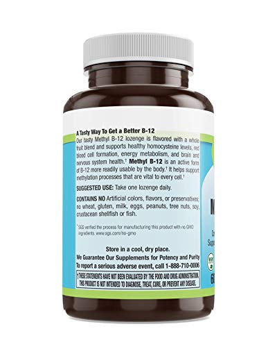 B12-5000 MCG Wild Berry Boost for Energy & Health