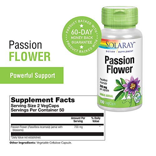 SOLARAY Passion Flower Extract: Relaxation & Focus Support