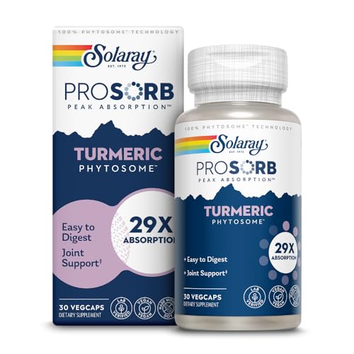 SOLARAY Turmeric Phytosome Capsules for Joint Support