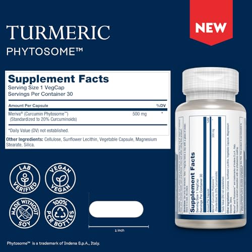 SOLARAY Turmeric Phytosome Capsules for Joint Support
