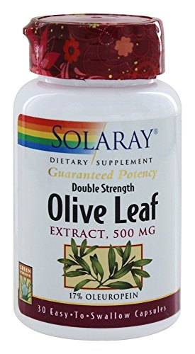 Solaray Olive Leaf Extract - Double Strength - 30 Capsules