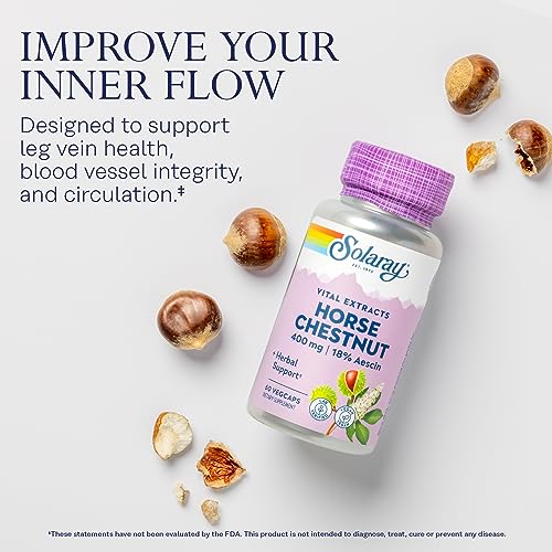 Solaray Horse Chestnut Seed Extract for Leg Veins