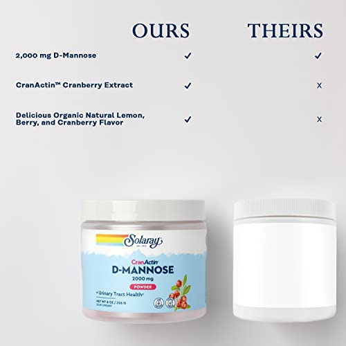 Cranberry D-Mannose Powder: Urinary Tract Support, 30 Servings