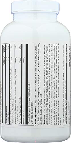 Solaray Calcium, Magnesium, Zinc Capsules - 250 ct
