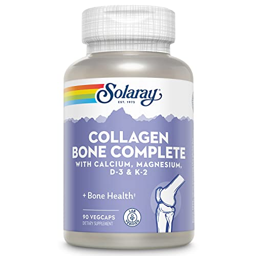 SOLARAY Collagen Bone Complete | Plant Calcium & Magnesium