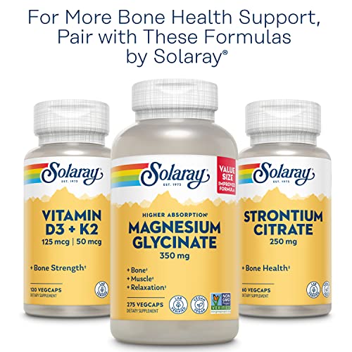 Solaray Calcium Magnesium Citrate with Vitamin D - 180 VegCaps
