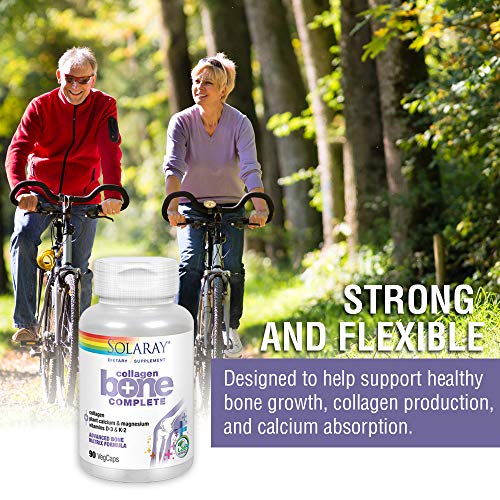 SOLARAY Collagen Bone Complete | Plant Calcium & Magnesium