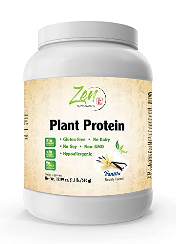 Vanilla Plant Protein Powder - Vegan, Low Carb