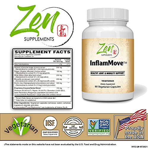 Inflammove: Enzyme & Herbal Supplement Blend