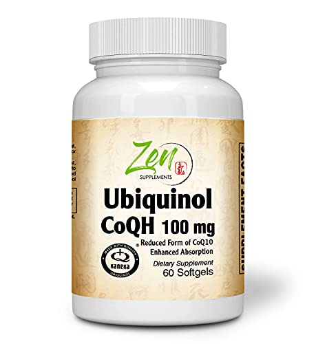 Ubiquinol CoQ10: Antioxidant Support, Heart Health, Energy Boost (60 Softgels)