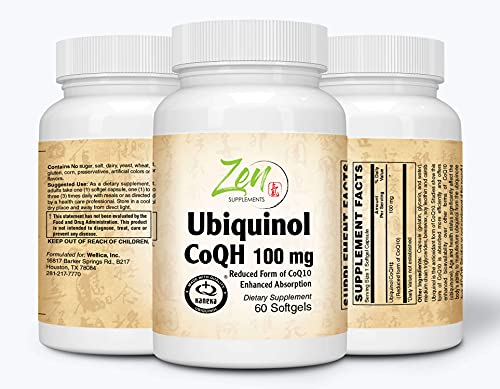 Ubiquinol CoQ10: Antioxidant Support, Heart Health, Energy Boost (60 Softgels)