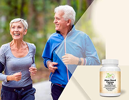 All-Natural Algae Calcium with Magnesium - Boosts Bone Strength