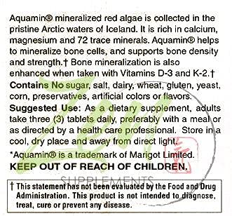 All-Natural Algae Calcium with Magnesium - Boosts Bone Strength
