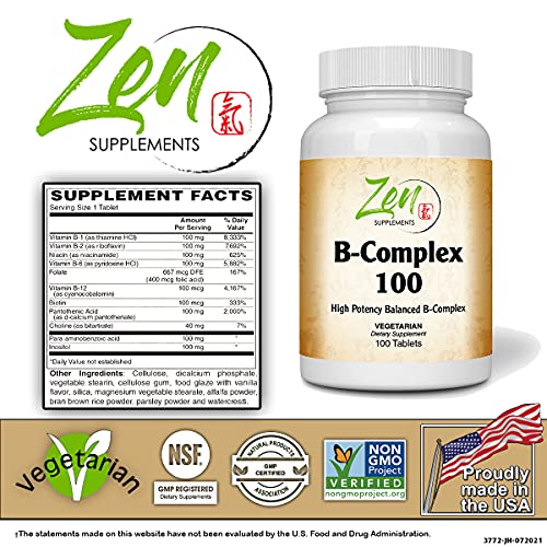 Vitamin Complex: Immune and Cardio Support - 100 Tablets
