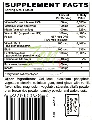 Vitamin Complex: Immune and Cardio Support - 100 Tablets