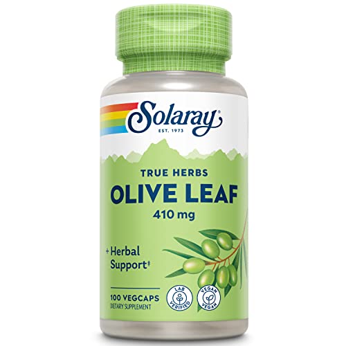 Solaray Olive Leaf Capsules | 410mg | 100 count